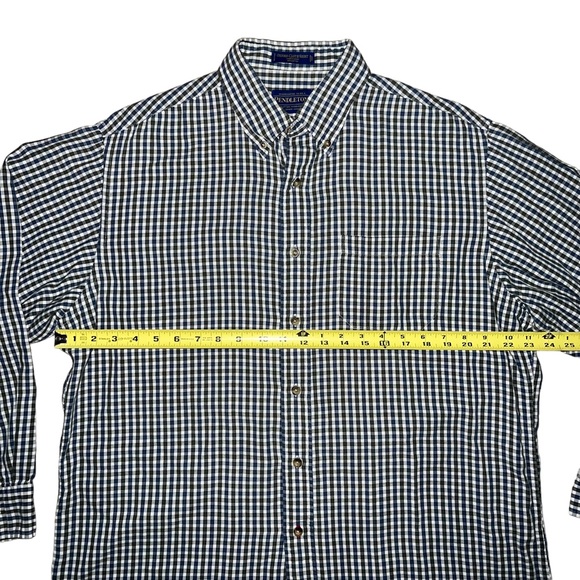 Pendleton Oxford Cloth Shirt Men’s Checkered Button Down Dress Shirt Size Large - Picture 6 of 16